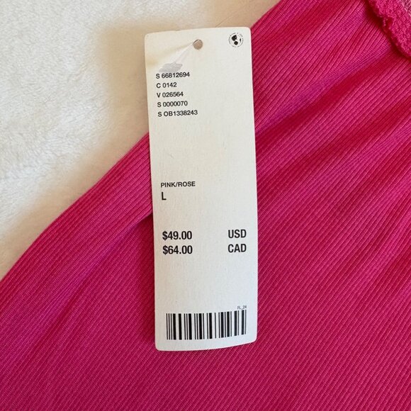 NWT Out From Under Womens Pink/Rose Drawstring Lounge Pants Size L - Picture 4 of 10